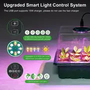 4 Packs, Grow Your Own Plants With This Complete Seed Starting Kit Includes 4/5/6 Pack Seedling Starter Trays, Full Spectrum Grow Light, Time Controller, Humidity Dome, And Dishwasher Safe Trays