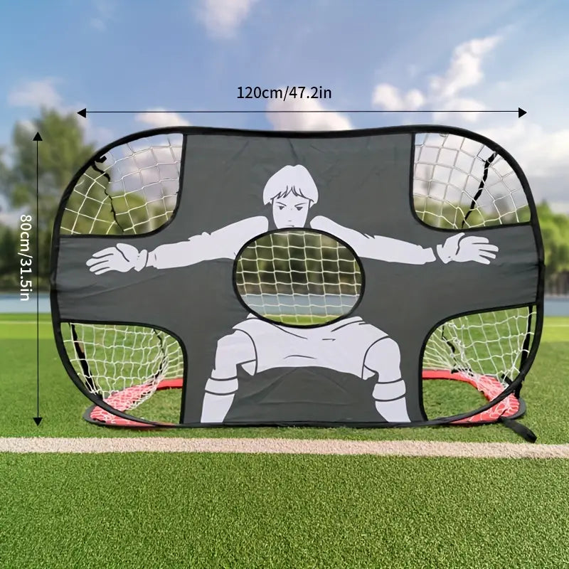 1pc Soccer Target Net,Folding Soccer Goal, Football Training Equipment, Portable Soccer Goals