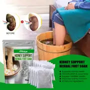 PureCleanse Kidney Support Herbal Foot Soak, Lymphatic Drainage Ginger Foot Soak, Ginger Foot Bath Bag, Moisture-removing, Sleep Better