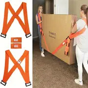 Moving Straps, 2-Person Lifting And Moving System (Up To 600lb) - Easily Move, Lift, Carry Furniture, Appliances, Mattresses, Heavy Object Without Back Pain. Great Tool For Moving Supplies