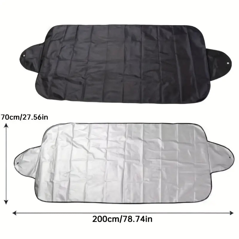 Car Snow Cover Foldable Car Windshield Cover Winter Snow Cover Summer Sun Shade