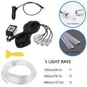Interior Car LED Strip Lights,RGB 5 In 1 Ambient Lighting Kits,Led Light Bar For Car With Music Sync Function