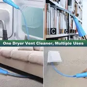 3pcs/set, Dryer Vent Cleaning Kit, Dryer Vent Vacuum Attachment, Bendable Dryer Lint Removal Tool, Dryer Lint Screen Cleaning Hose, Universal Adapter And Tiny Suction Tube, Cleaning Gadgets, Cleaning Accessories, Dorm Room Essentials