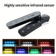 Universal Wireless Door LED Induction Welcome Light,RGB Ambient Interior Car Light,Car LED Lights Warning Strobe Lights,wiring Free Door Bottom Light