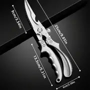 1pc Stainless Steel Kitchen Scissors, Multifunctional Chicken Bone Scissors, Ultra Sharp Kitchen Shears, Heavy Duty Household Food Scissors