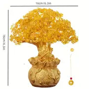 Money Tree Chinese Feng Shui Golden Fortune Tree Feng Shui Tree Bonsai Style Decoration For Luck And Wealth Feng Shui