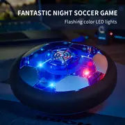 Hover Soccer Ball For Boys & Girls, Rechargeable Air Floating Soccer Ball With LED Light And Foam Bumper, Soccer Gifts For Age 3 4 5 6 7 8-12 Year Old Kids Boys Girls