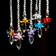 7pcs Rainbow Guardian Angel Crystal Suncatcher For Home/Car Decoration & Porch Decor & Hangings Crystal Glass Ornament