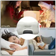 1pc Cervical Neck Pillow For Sleeping, 3D SPA Massage Pillow Partition To Help Sleep And Protect The Neck Pillow