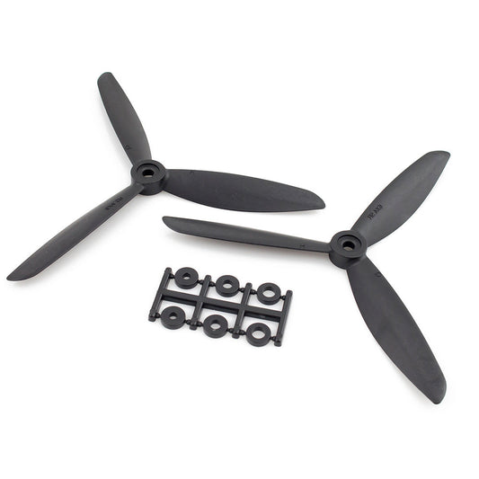 HQProp 6x4.5x3B CCW Propeller - 3 Blade (Black - 2 pack)