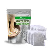 PureCleanse Kidney Support Herbal Foot Soak, Lymphatic Drainage Ginger Foot Soak, Ginger Foot Bath Bag, Moisture-removing, Sleep Better