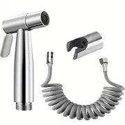 3pcs Stainless Steel Bidet Sprayer, Complete Diaper Washer, Simple Pressure Control & More