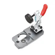 Upgrade Your Woodworking Tools with this Aluminum Alloy 35mm Hinge Jig for Drill Guide Hole Puncher!