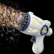 Light Up The Fun With 32 Hole Bubble Gun Machine - Perfect Summer Outdoor Toy For Kids!