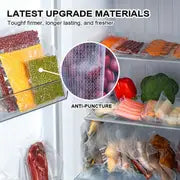 Food Vacuum Sealer Storage Saver Bags Vacuum Plastic Rolls 5 Size Bags For Kitchen Vacuum Sealer To Keep Food Fresh