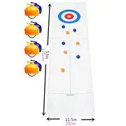 Tabletop Curling Game And Family Fun Board Games For Kids And Adults Shuffleboard Pucks With 8 Rollers Halloween/Thanksgiving Day/Christmas Gift Christmas、Halloween、Thanksgiving Gift