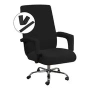 1pc Home Office Chair Cover, Stretchable Computer Desk Chair Cover, Gaming Chair Cover Non Slip Protecter