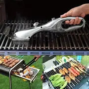 1pc, Grill Brush, Multi-Funtional BBQ Grill Cleaning Brush, Barbecue BBQ Tool, Kitchen Gadgets, Kitchen Accessories, Home Kitchen Items, Outdoor Decor