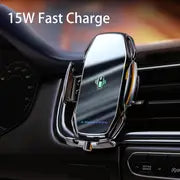 15W Car Wireless Charger, Vehicle-mounted Mobile Wireless Charger, Air Vent General Wireless Charging Phone Holder With Infrared Induction