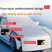 Car Snow Shield Front Windshield Snow Cover Frost Frost Windshield Windows Four Seasons Universal Thickened Cover Cloth