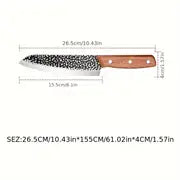 3pcs/set, Chef Knife, Cleaver Knife, Meat Butcher Knife, Bone Chopping Knife ,Household Forging Meat Cleaver Knife, Stainless Steel Kitchen Knife, Special Chef Knife, Kitchen Stuff, Kitchen Gadgets