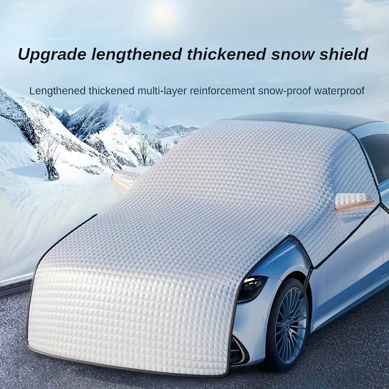 Car Snow Shield Front Windshield Snow Cover Frost Frost Windshield Windows Four Seasons Universal Thickened Cover Cloth