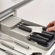 Knife Organizer For Kitchen Drawer,Knife Holder Drawer Storage For Knife Drawer Organizer Insert-Holds 9 Knives