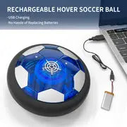 Hover Soccer Ball For Boys & Girls, Rechargeable Air Floating Soccer Ball With LED Light And Foam Bumper, Soccer Gifts For Age 3 4 5 6 7 8-12 Year Old Kids Boys Girls