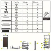 1pc Entrance Coat Rack, 23.62inch Wide Foyer Shoe Rack, Free Standing Coat Rack, With 4/5 Layers Of Storage Shelves And 8 Double Hooks, Living Room, Bathroom, Hallway Shoe Rack Organizer (Self Assembly Required)