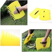 2pcs Large Garden And Yard Leaf Scoops, Plastic Scoop Grass, Hand Leaf Rakes And Leaf Collector For Garden Rubbish Great Tool Garden Tools