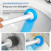 1set Complete Toilet Cleaning Kit With Storage Caddy And 16 Refillable Toilet Wand Heads - Easy And Effective Bathroom Cleaning System , Bathroom Tools