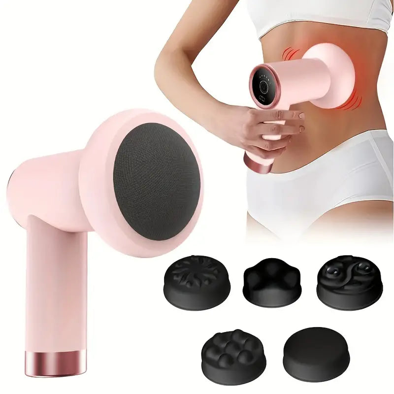 Deep rolling massager Electric Fat Pusher Vibrates The Whole Body, Abdomen, Legs, Waist Massager, Multi-Function Handheld Body Beauty Instrument, Professional Strength Massager, Ideal Gift For Women, Friends, Family Christmas Gift