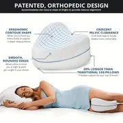 1pc Leg And Knee Foam Support Pillow Leg Pillow, For Sciatica, Back, Hips, Knees, Joints
