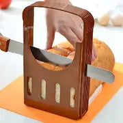 Make Perfectly Sliced Toast with This Foldable Toast Slicer - A Must-Have Kitchen Utensil!