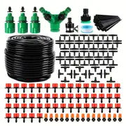 164ft DIY Garden Drip Irrigation System - Easily Adjust Watering Amount & Save Time & Water!