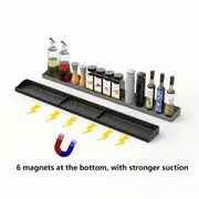 1pc, Magnetic Silicone Oven Shelf with Removable Cooktop Removable Shelf - Easy Seasoning Placement and Kitchen Organization