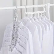 Maximize Your Wardrobe Space With This 6-in-1 Folding Hanger - Perfect For Hanging Clothes, Pants, Coats & More!