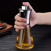 304 Stainless Steel Oil Spray Bottle Pressurized Spray Glass Oil Spray Pot Kitchen Olive Edible Oil Barbecue Oil Spray Bottle