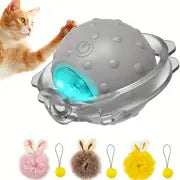 Smart Cat Toys: USB Rechargeable Automatic Ball Interactive Toys for Indoor Cats!