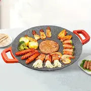 Delicious Grilled Meats at Home with the Maifanshi Electric Non-Stick Baking Pan!