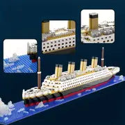 Chinese Building Blocks, High Difficult Cruise Ship Model, Assembled Toy, Birthday Gift, Halloween/Thanksgiving Day/Christmas Gift