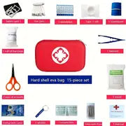 184pcs First Aid Kit, Multi-purpose Emergency Medical Supplies Portable Medical Bag, Suitable For Outdoor Hunting, Hiking, Camping And More, Multi-functional First Aid Bag, 30 Types 184 Accessories Outdoor First Aid Bag Home Emergency Bag