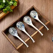8pcs, Soup Spoon, Ceramic Soup Spoon, Creative Milk Spoon, Ramen Spoon, Modern Stirring Spoon, Reusable Spoon, Washable Dessert Spoon, Tableware For Restaurant Home
