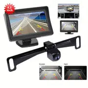 Car Rear View System With Camera And 4.3" Car LCD Display