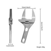 6-68mm Mini Adjustable Wrench: Small Space Multifunctional Aluminum Tool For Bathroom Pipe Nut Removal & Sink Car Utility