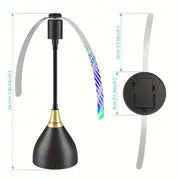 2pcs Portable Fly Repellent Fans - Keep Insects Away at BBQs, Picnics & Parties with USB & Battery Power!