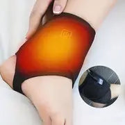 1pc Hot Compress Heating Belt, Therapy Foot Bare Ankles Protector, Relieve Arthritis Leg Pain, Rehabilitate Joints, For Sports Fitness Health Home Life