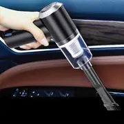 Dual Use 120W Handheld Car Vacuum Cleaner - Strong Suction, Cordless & Portable