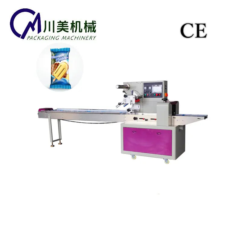 full automatic bread vegetables ice lolly popsicle pillow pouch packing machine supplier