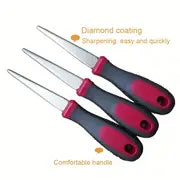 1pc Dual-Sided Sharpening File for Scissors, Knives, and Garden Tools - Achieve Razor-Sharp Edges with Ease